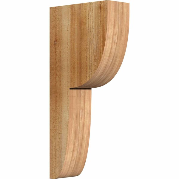 Ekena Millwork Crestline Rough Sawn Corbel, Western Red Cedar, 4"W x 10"D x 22"H COR04X10X22CRE00RWR - main